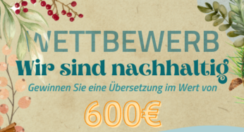 Wettbewerb „Wir sind nachhaltig“!